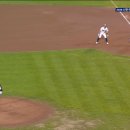 골글 2루수 신민재의 빠른턴, 빠른송구 gif 이미지
