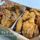 [전남/화순 맛집] 자담치킨 화순점 : 맵슐랭 &amp; 핫후라이드 치킨 반반치킨 내돈내산 배달 후기