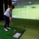 사이버스크린 골프 이미지