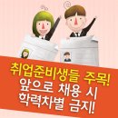 취업준비생들 주목! 앞으로 채용 시 학력차별 금지! 이미지