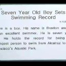 번외10 Seven Year Old Boy Sets Swimming Record 이미지