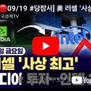 프라임PC존 | [🔴09/19 #당잠사] 美 러셀 ‘사상최고‘ ㅣ엔비디아 투자…인텔 20% 급등ㅣ#엔비디아 #아마존 #마소