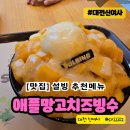 설빙시청점 | 대전맛집 설빙 대전시청점 애플망고치즈설빙 기프티콘 사용후기