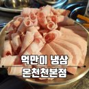 억고기집 | [온천천카페거리 냉삼 맛집] 억만이 냉삼 온천천본점 후기🍖 반반한판 구성, 물냉쫄면까지!
