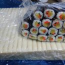 재래시장 떡볶이랑 김밥. 이미지