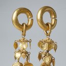 합천 옥전 M4호분 출토 금귀걸이 이미지