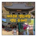 은해사 벚꽃길 | 대구근교 영천여행지, 은해사 이곳저곳 꽃향기따라 거닐어요. 성보박물관 관람시간 안내, 은해사랑 쉼터...