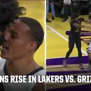 5 TECHNICALS?! Tensions rise in Lakers vs. Grizzlies 이미지