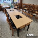 상판 업소용 식당테이블 4인탁자 철제다리 인덕션타공 주문제작 수저통 인천 남동공단 대건산업 납품후기