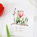 마음 힐링을 위한 수채화 이미지