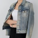 대확행스토어 | 생로랑 여성 데님 명품 청자켓 리뷰 및 코디 / 나의 최근 대확행