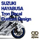 [뫼비우스] 스즈키 하야부사 트론컨셉 데칼 커스텀 디자인 시안 / Suzuki Hayabusa Tron Decal 이미지
