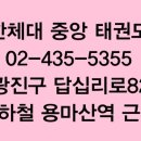 중앙 태권도 체육관 이미지