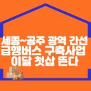 세종~공주 광역 간선급행버스 구축사업 이달 첫삽 뜬다 이미지