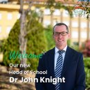 Welcome Dr John Knight as our new Head of School. 이미지