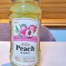 백도 먹었네요. 제품명 White Peach in Syrup (화이트 피치 인 시럽) 이미지