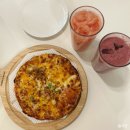 옐로우피자 | 독산동맛집 옐로우캔 24시카페 피자 와플 디저트 후기