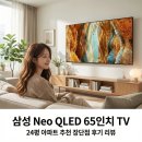 11260-3-65-4 | 삼성 Neo QLED 65인치 TV 24평 아파트 추천 장단점 후기 리뷰