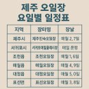 오일장터 앞 | 제주 장날 정보 한눈에! 제주 오일장 요일표+아이와 가기 좋은 장터 맛집 주차정보