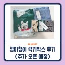 첨이첨이 | 내돈내산 첨이첨이 랜덤박스 후기 (2차 재오픈 예정이래요!)