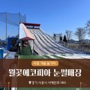 에코피아 거리 분수 | 월곶에코피아 눈썰매장 경기 시흥 아이랑 갈만한 곳