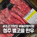 성주로 | 성주 놀이방 식당 소고기 맛집 별고을 한우 방문 후기