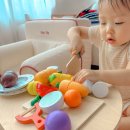 과일야채이야기 | "20개월 아기가 이렇게 좋아할 줄이야" 에센셜원목 아기 과일야채자르기 장난 세트 추천 내돈내산 후기