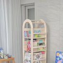 인성내추럴 - 강남구 밤고개로24길 80-12 | 팀버토츠 4단 회전책장 전면책장 있는 거실 책육아 필수템 설치후기