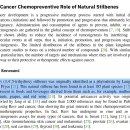 Re: Role of Natural Stilbenes(레스베라트롤) in the Prevention of Cancer - 2016리뷰 이미지