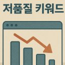 저품질 키워드 리스트 공개!지금 당장 블로그에서 삭제하세요 ⚠️