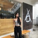 NYHAVN 니하운 페이 트위드 자켓 / 폴린 튜브탑 니트 그레이 / 리스 카펜터 팬츠 블랙 (후기)