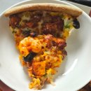 투존치킨피자(춘천점) | 춘천 토핑 가득한 피자맛집, '청담피자'에서 페페로니반 핫치킨쉬림프반 반반피자 후기