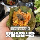 장금이유기농우렁쌈밥 | 고창 건강한 우렁쌈밥 맛집 텃밭쌈밥식당 방문 후기