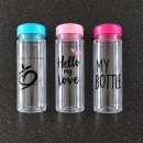 [새제품] 투명 보틀 500ml 총 6개 + 바나나 보관함 + 500ml 소스통 5개 이미지