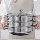 3단찜기 스텐인레스 이미지
