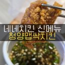 네네치킨 옥련점에서만 즐길 수 있는 네네치킨 신메뉴 청양맵싹치킨