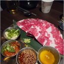 전골과  삼겹살 이미지