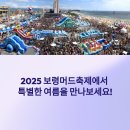 2025 보령머드축제 일정 총정리! 대천해수욕장 여름휴가 추천 여행지, 체험존·K팝·불꽃놀이까지 완벽...
