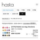 하스타 에코백 & 차크라 티셔츠 후기 hasta Palette Eco Bag & Chakra Drape T-shirt 착용샷