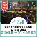 테라태백점 | 여름밤 오로라파크에서 별빛과 하는 요가(스텝 후기)