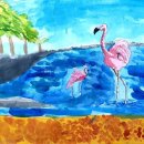 플라밍고 이미지