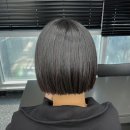 (망원역미용실 이트헤어 수진) 단발슬릭펌 태슬펌