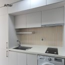 삼융아파트 오피스텔 (삼융 그린2차아파트) | 상암 한화 오벨리스크 2차, 화이트 &amp; 예림필름 세이지 그린(HS033) 포인트 시공 후기