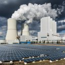 해변 태양광발전소 이미지