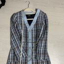 자라 데님 콤비스트럭처 원피스(자라 8814 165)/새상품S사이즈 [운포3.9] 이미지