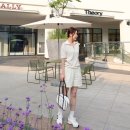 시에로엠버시현대 | 여름 니트 반팔 데일리룩 시에로 엠버시 여자 여름 코디
