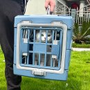화이트 켄넬 | 릿첼 파인켄넬 강아지 고양이 이동장 더블도어 S/M 케이지, 밀크화이트 후기와 사용 후기