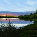 해뜨는호수 이미지