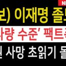 속보) 이재명 졸도? '치사량 수준' 팩트폭행 정권 사망 초읽기 돌입! 이미지