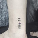 (주)디자인혜윰 | 순천타투 발목타투 태극기 컬러타투 혜윰에서하세요